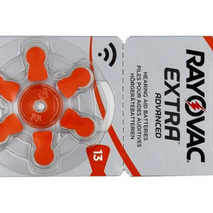 Set 6 baterii auditive Extra Advanced Rayovac 13