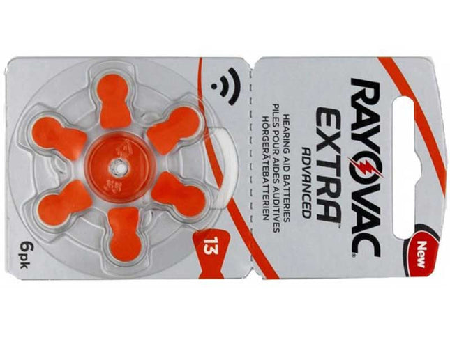 Set 6 baterii auditive Extra Advanced Rayovac 13