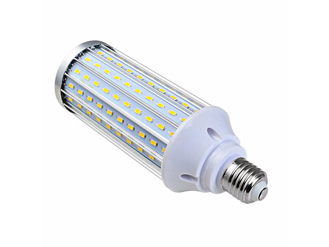 Bec 90 leduri carcasa metal fara sticla E27 25W alb rece