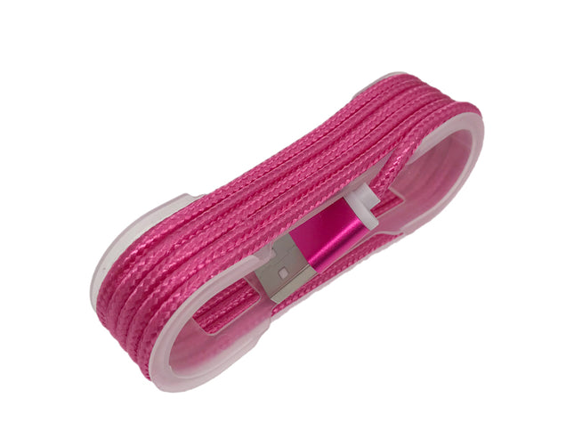 Cablu microusb textil mov