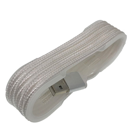 Cablu Iphone textil alb