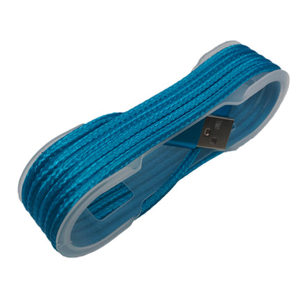 Cablu tip C textil albastru