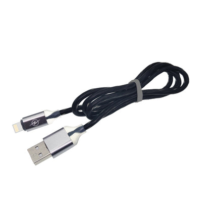 Cablu Iphone gros gumat negru