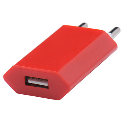 Incarcator retea mufa usb 1A rosu