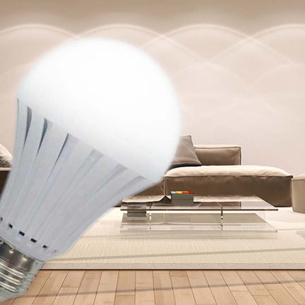 Bec inteligent lampa de urgenta cu leduri 7W E27 alb cald