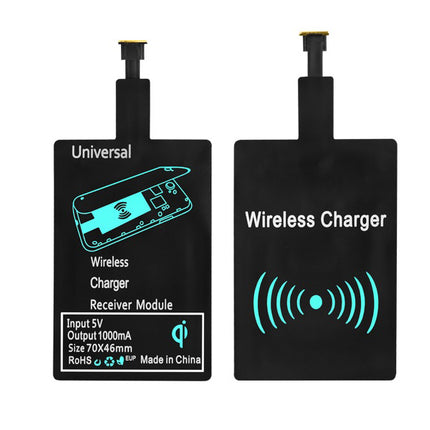 Adaptor Qi  pentru incarcare wireless microusb