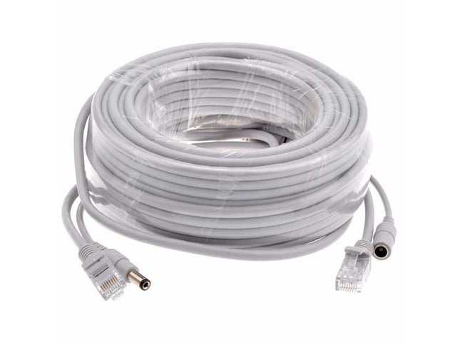 Cablu camera UTP+alimentare 15m 4x0.4mm2+2x0,3mm2
