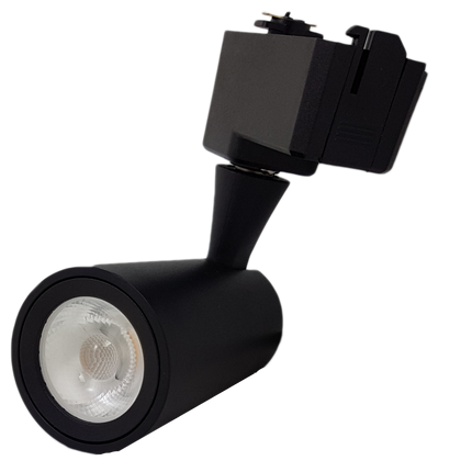Spot Sina Negru 12W=120W, 3000K, lumina calda
