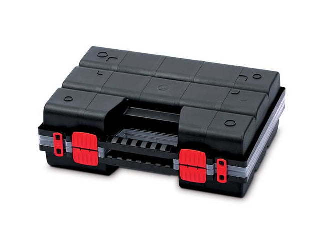Organizator portabil dublu 2X19 compartimente 49X39X13 NOR20DUO