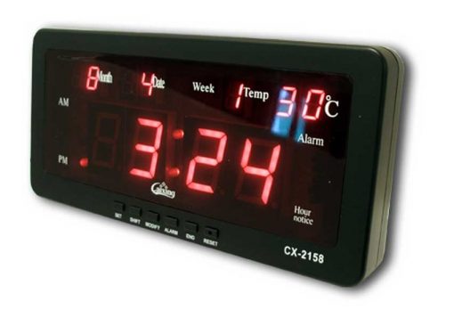 Ceas perete electronic cu led 2158