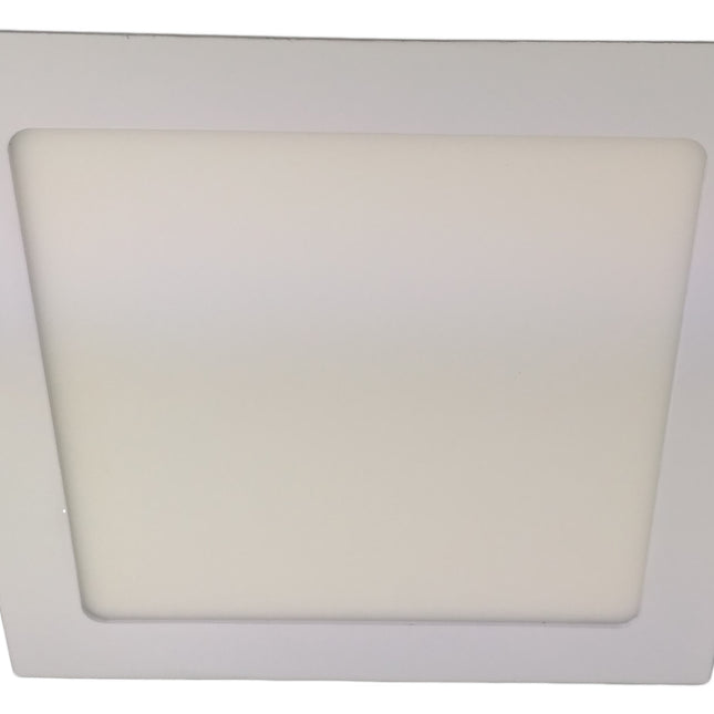 Spot Led Slim Patrat 193x193mm, 15W=100W, 6400K, lumina rece