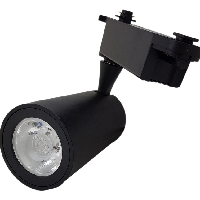 Spot Sina Negru 18W=180W,  6000K, lumina rece