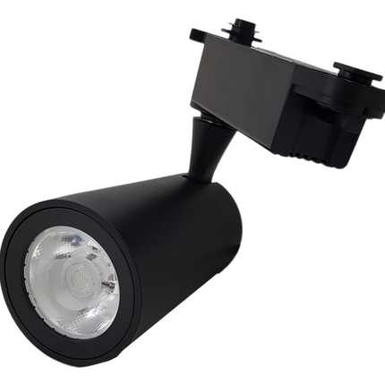 Spot Sina Negru 18W=180W, 3000K, lumina calda