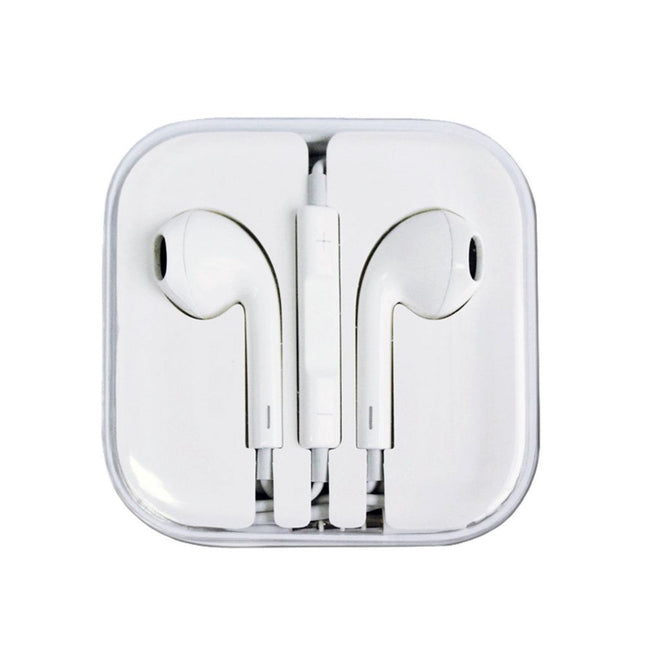 Casti ureche cu bluetooth si microfon albe