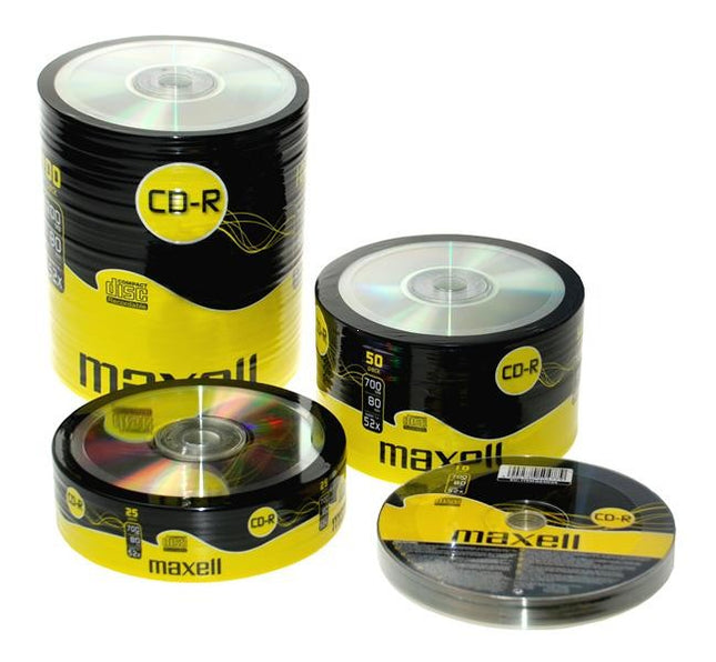 Set 10 CD-R Maxell 52X 80min