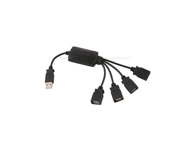 Hub USB 4 porturi pe cablu