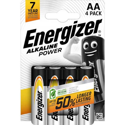 Set 4 baterii alcaline R6 Energizer