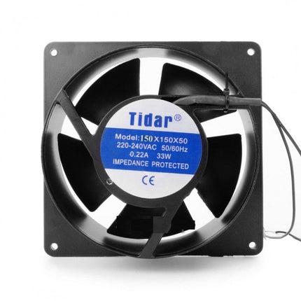 Ventilator racire 220V patrat-rotund pentru instalatii