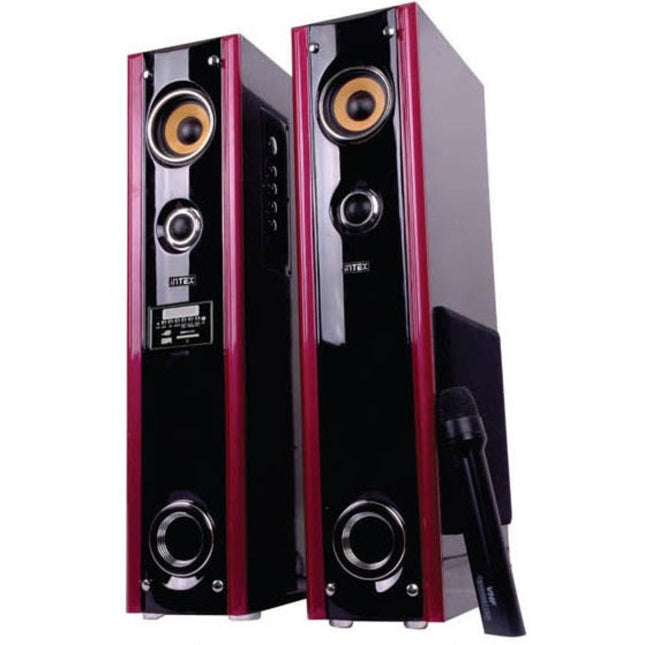 Set boxe turn active+microfon+cititor SD/USB Intex