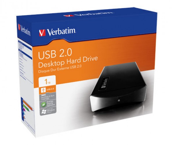 HDD extern 3,5 incl. 1000GB Verbatim