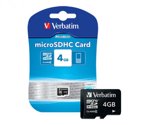 MicroSDHC 4Gb Verbatim