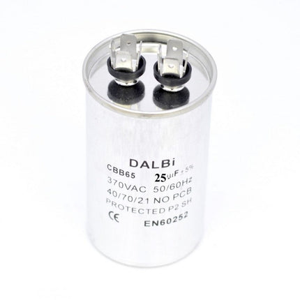Condensator Aluminiu 370V 25uF pentru instalatii