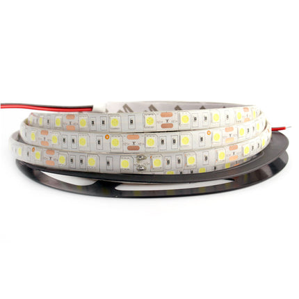 Rola leduri 5050 SMD 5mm alb 5m 60led/m impermeabila