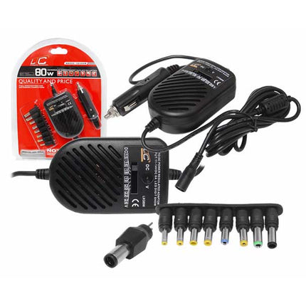 Alimentator laptop auto 80W