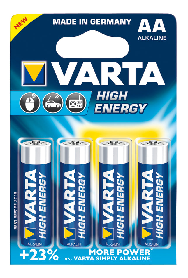 Set 4 baterii Varta High Energy Longlife Power R6