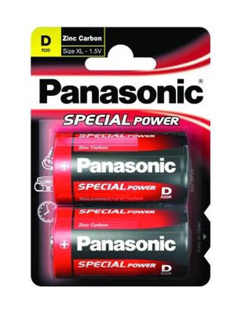 Set 2 baterii Panasonic Special Power R20