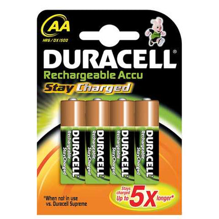Set 4 acumulatori 2500ma Duracell Stay Charged R6
