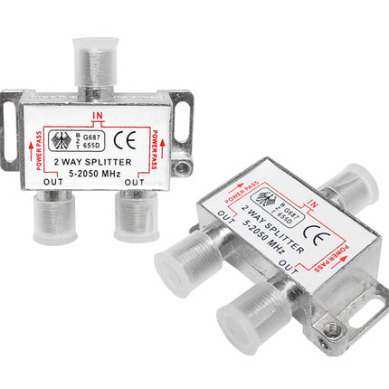 Spliter satelit 2 cai 5-2450MHz power pass