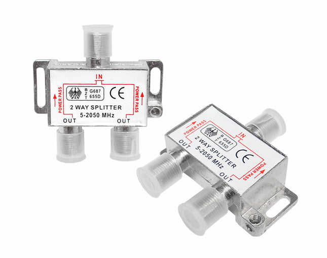 Spliter satelit 2 cai 5-2450MHz power pass