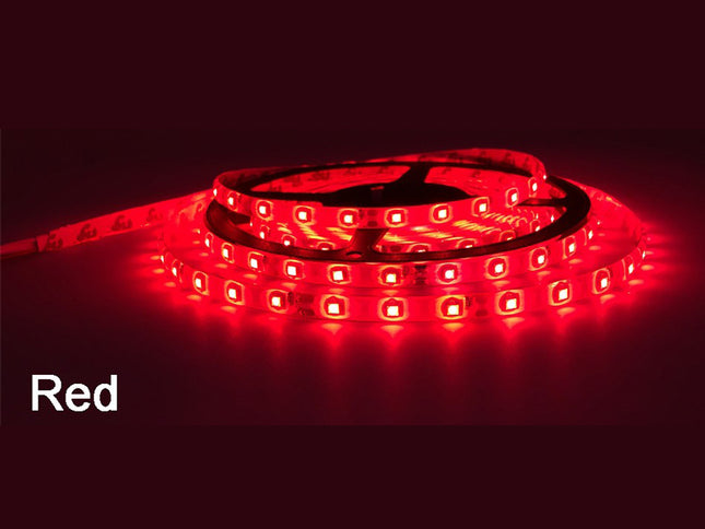 Rola leduri SMD 3mm rosu 5m 60led/m impermeabila