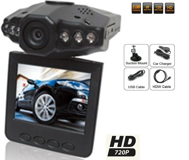 Camera auto cu inregistrare si ecran LCD 1280x720 HD