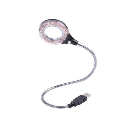 Lampa usb cu lupa 18 leduri