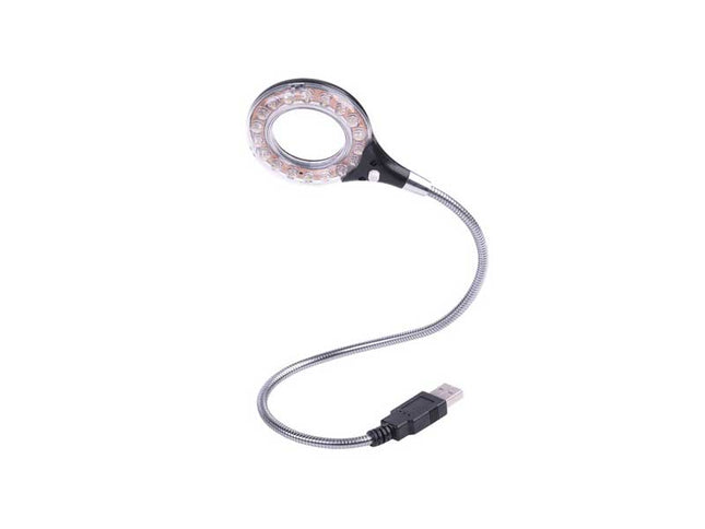 Lampa usb cu lupa 18 leduri