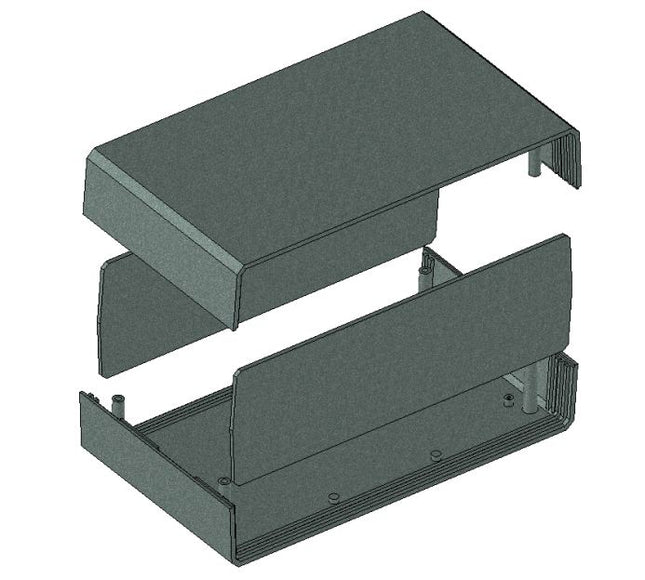 Carcasa plastic 257x148x89mm - Kituri audio&diverse