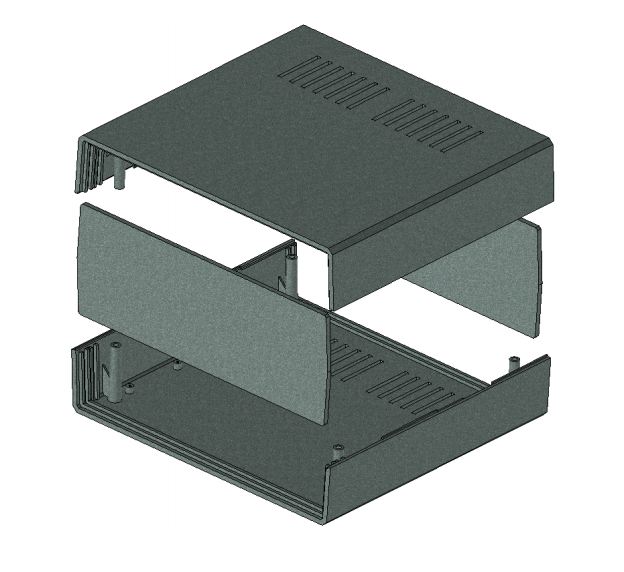 Carcasa plastic 237x218x92.6mm