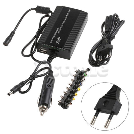 Alimentator laptop universal 100W 220V/12V+USB