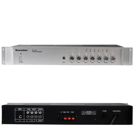 Amplificator linie 100V 60W USB/SD