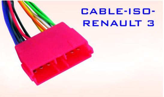 Conector auto ISO-RENAULT 3