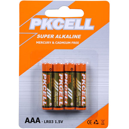 Set 4 baterii PKCELL R3 alcaline