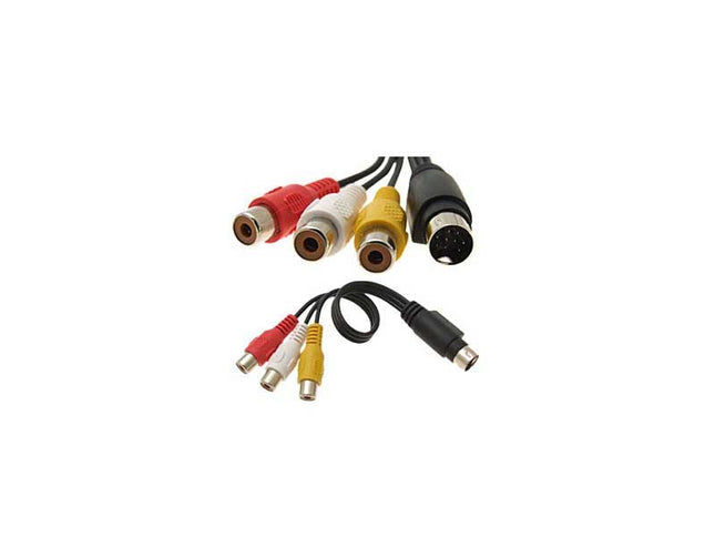 Cablu 9pin la 3RCA