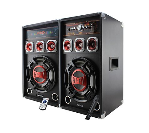 Set 2 boxe cu amplificare si MP3 Intex DJ215
