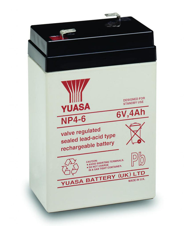 Acumulator plumb-acid 6V 4A Yuasa