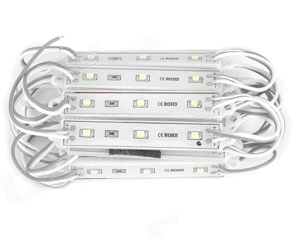 Neon 3 led SMD 3538 alb rece