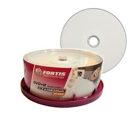 DVD+R DualLayer Fortis printabil 8x