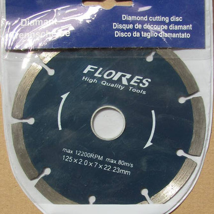 Disc diamantat intrerupt ZAY-CO de 125MM