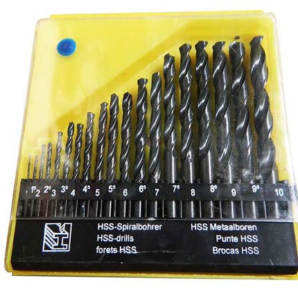 Trusa burghie metal de (1MM-10MM)-19pcs./set